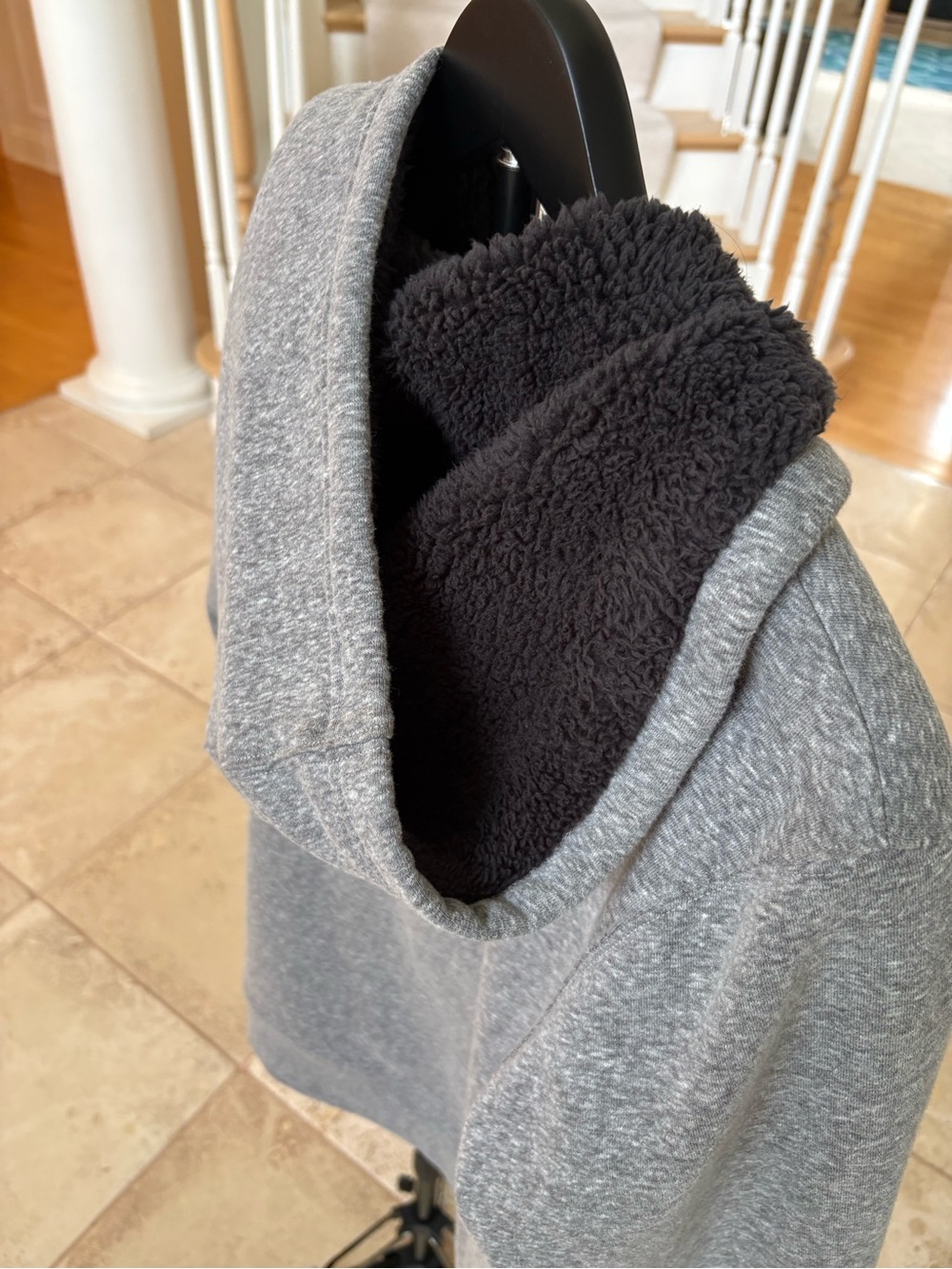 Sonoma Men’s Grey Sweat Jacket, Large - Picture 4 of 7
